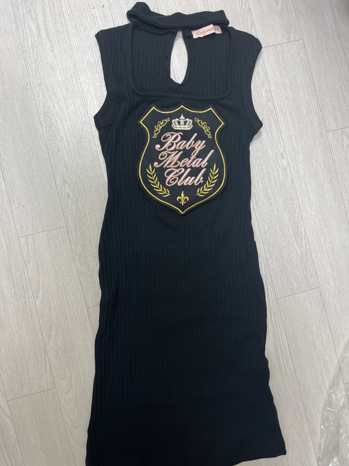 베메클 Princess chocker mini dress (black) 상품이미지2