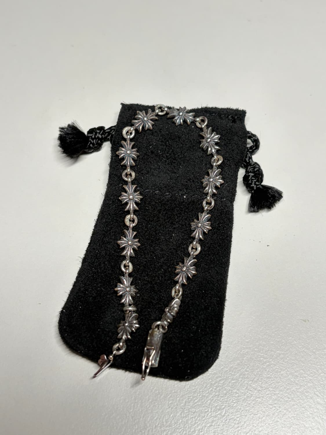 (새상품) 크롬하츠 타이니 e-ch 팔찌 12링크 풀구성 상품이미지1