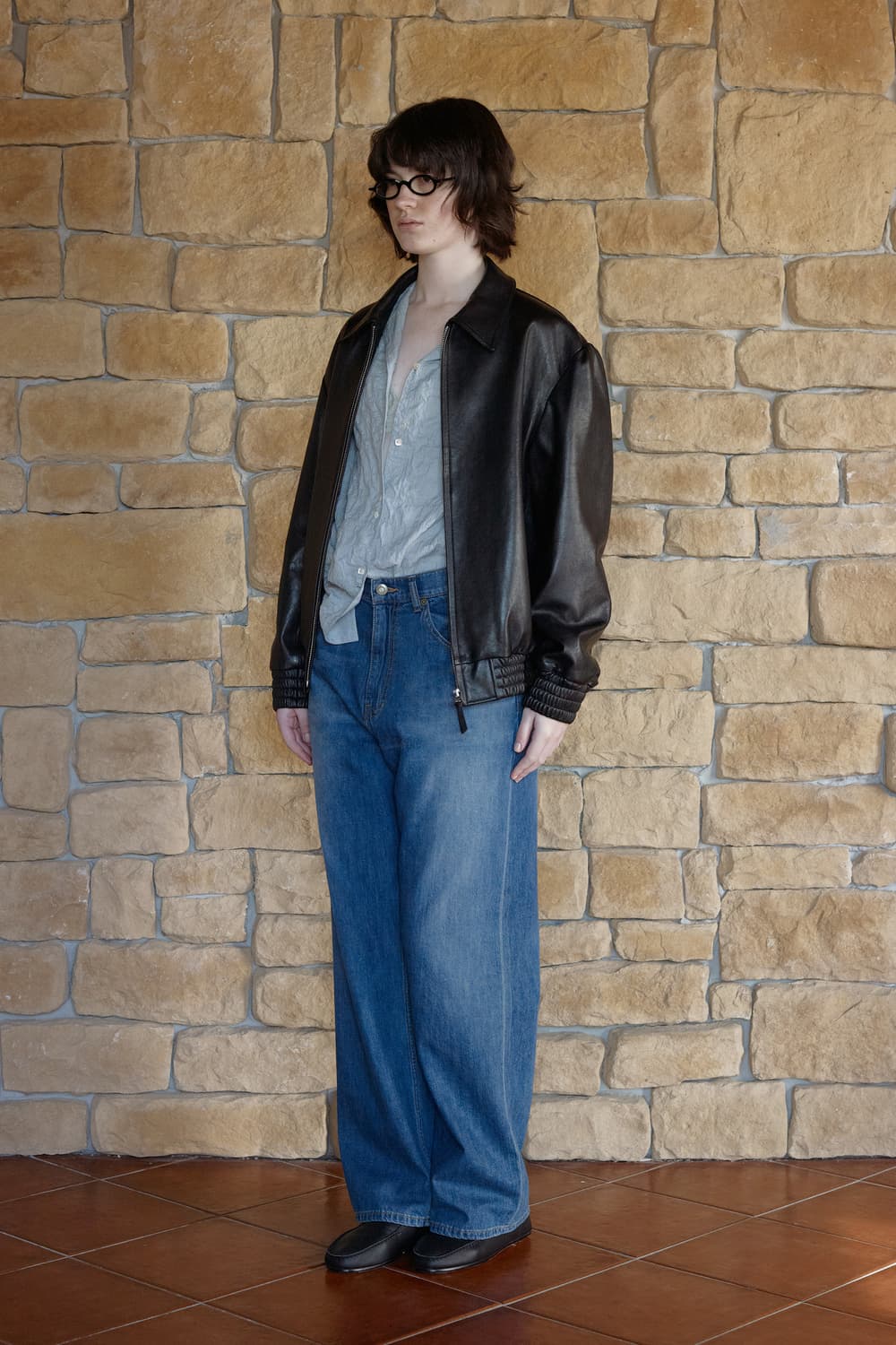 비아플레인 레더 블루종 상품이미지4