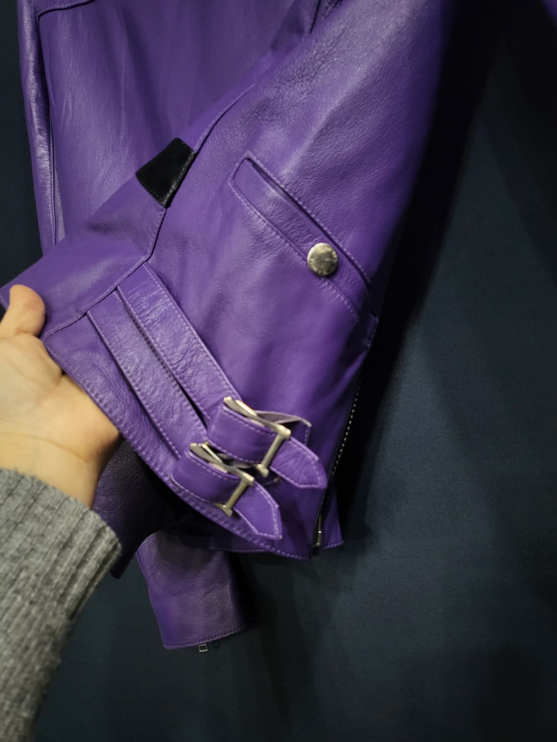 레더 양가죽 자켓 상품이미지4