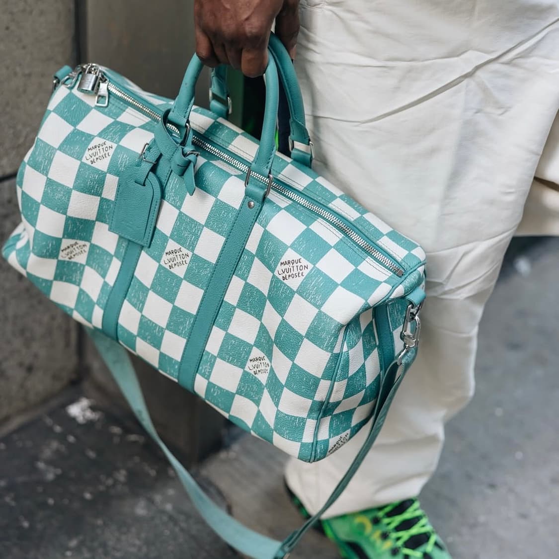 [S급/45] 루이비통 x 버질아블로 한정 다미에 반둘리에 키폴 상품이미지10