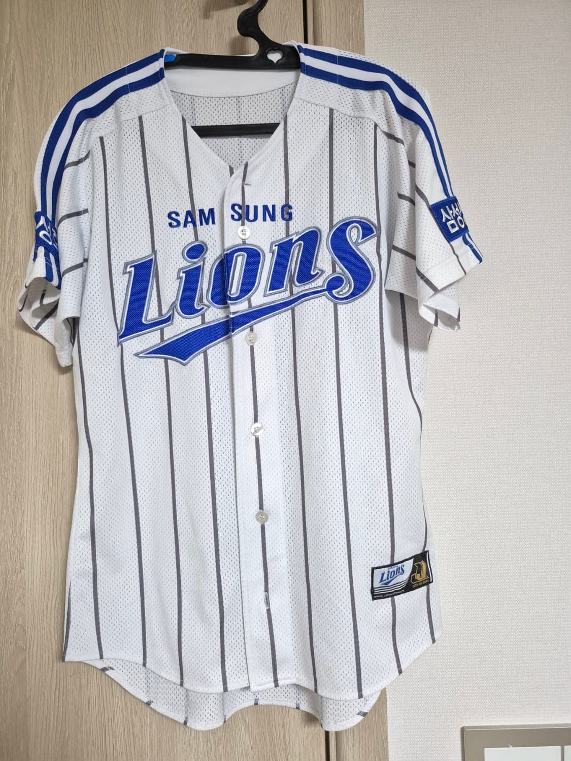 삼성라이온즈 왕조시절 노마킹 유니폼 95사이즈 판매합니다  상품이미지1