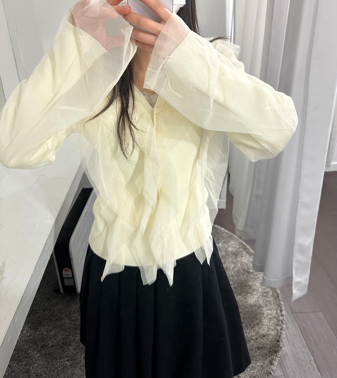 frill detail cardigan 상품이미지2