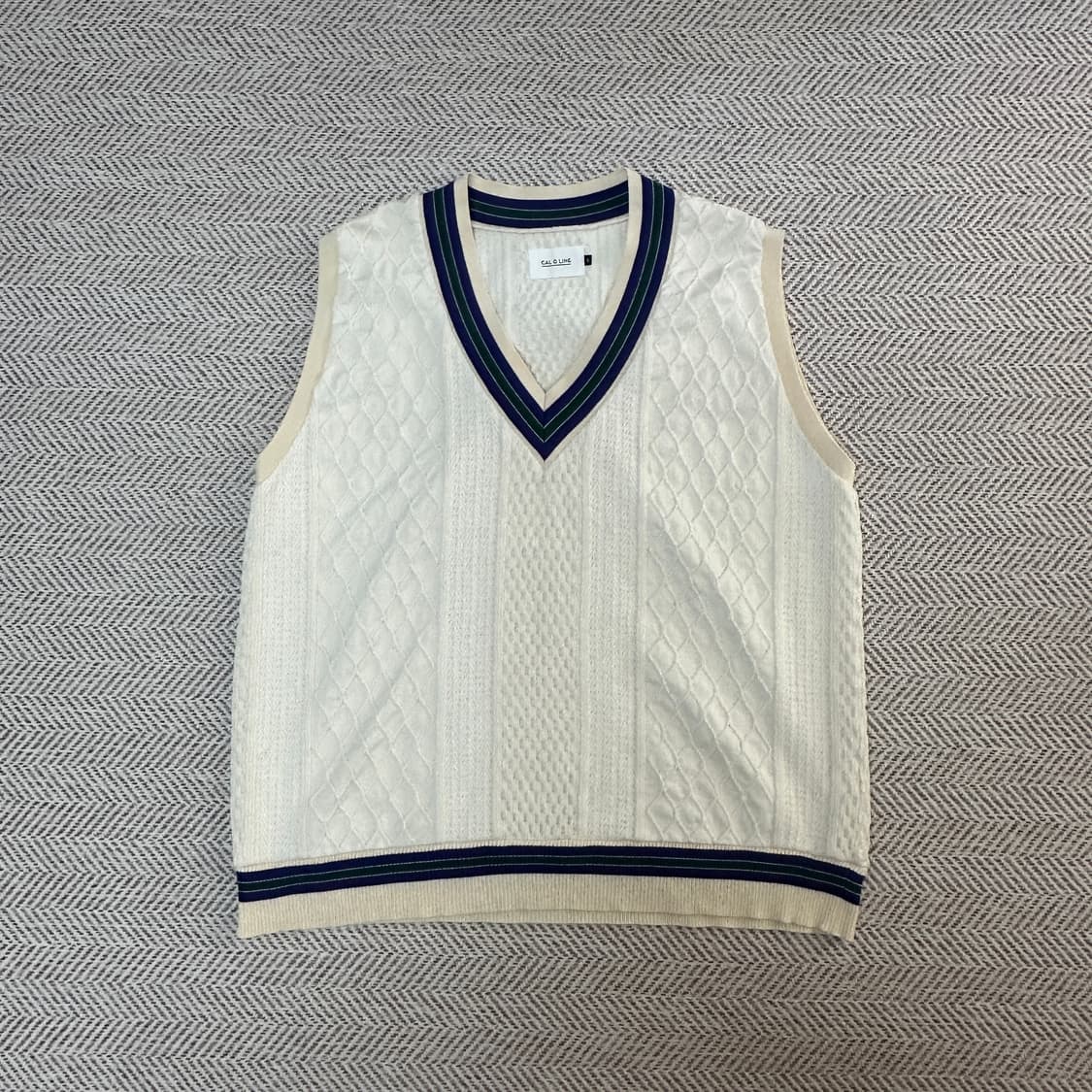CAL O LINE japan made knit vest 상품이미지1