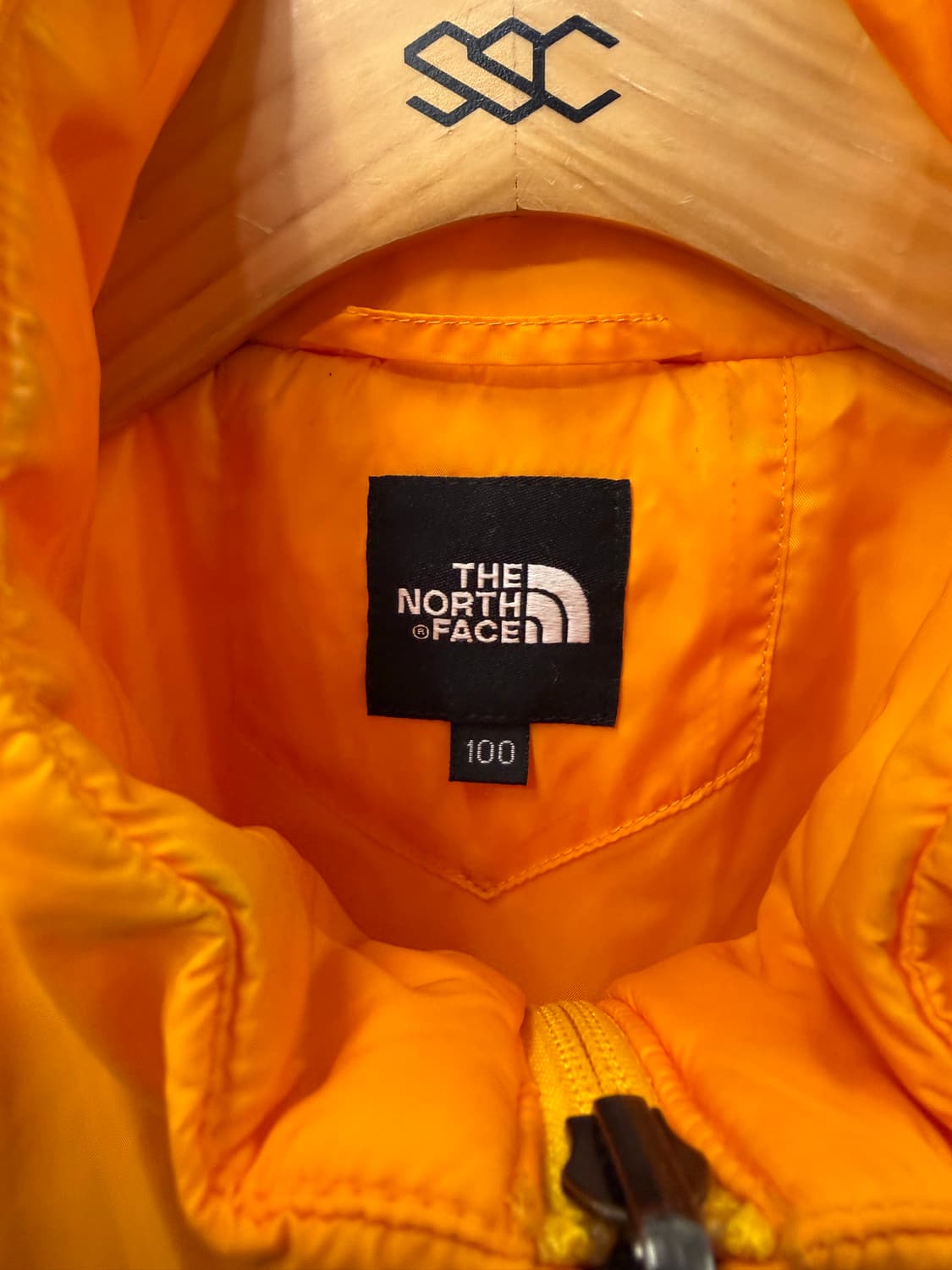 정품) 노스페이스 옐로우 경량패딩 100 상품이미지6