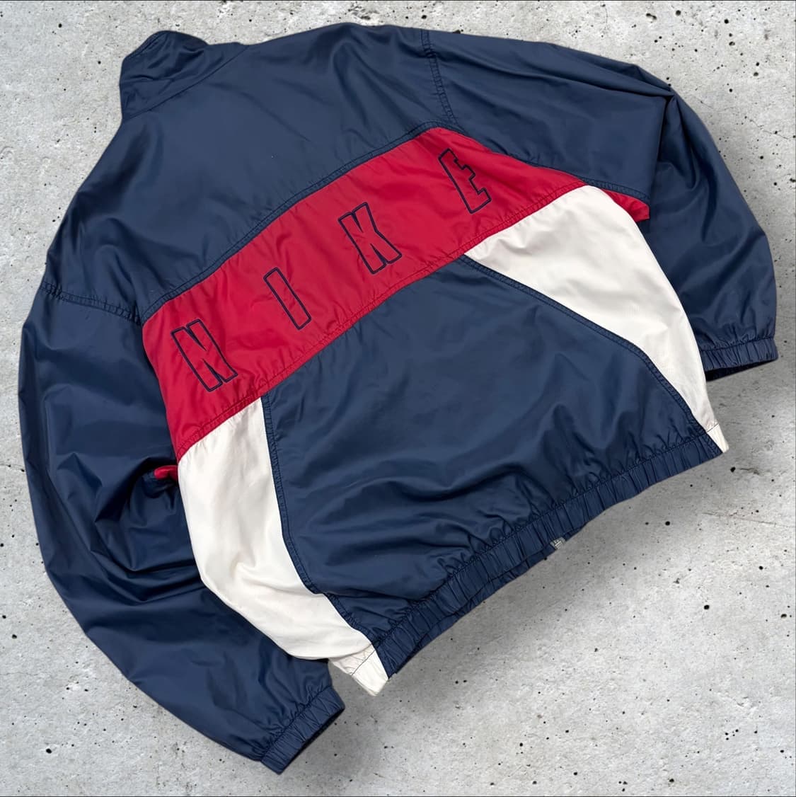 [95] 90s 나이키 올드스쿨 바람막이 네이비/레드/화이트 C146 상품이미지2