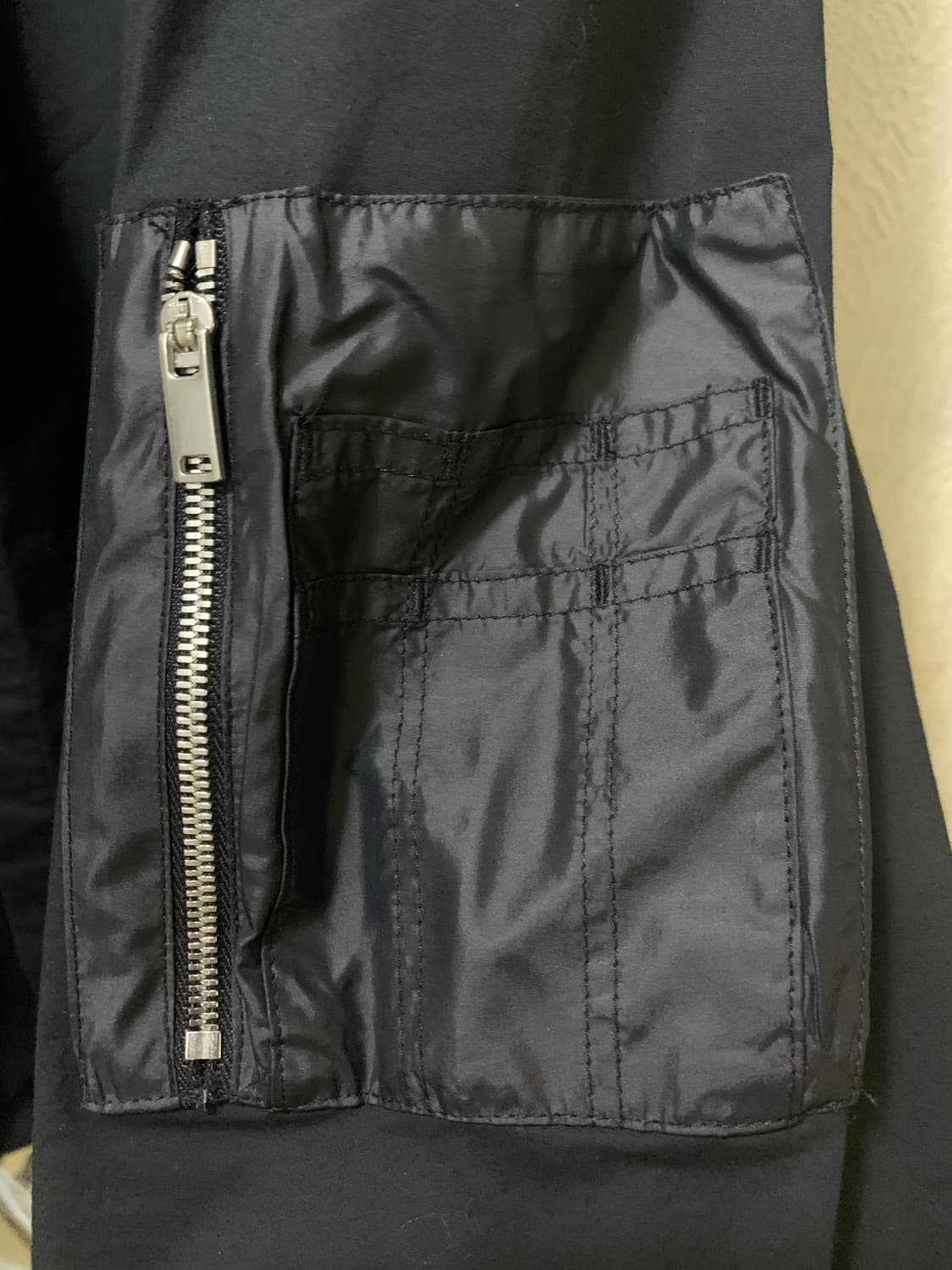 [48] 준지 ma-1 셔츠 - 블랙 상품이미지5