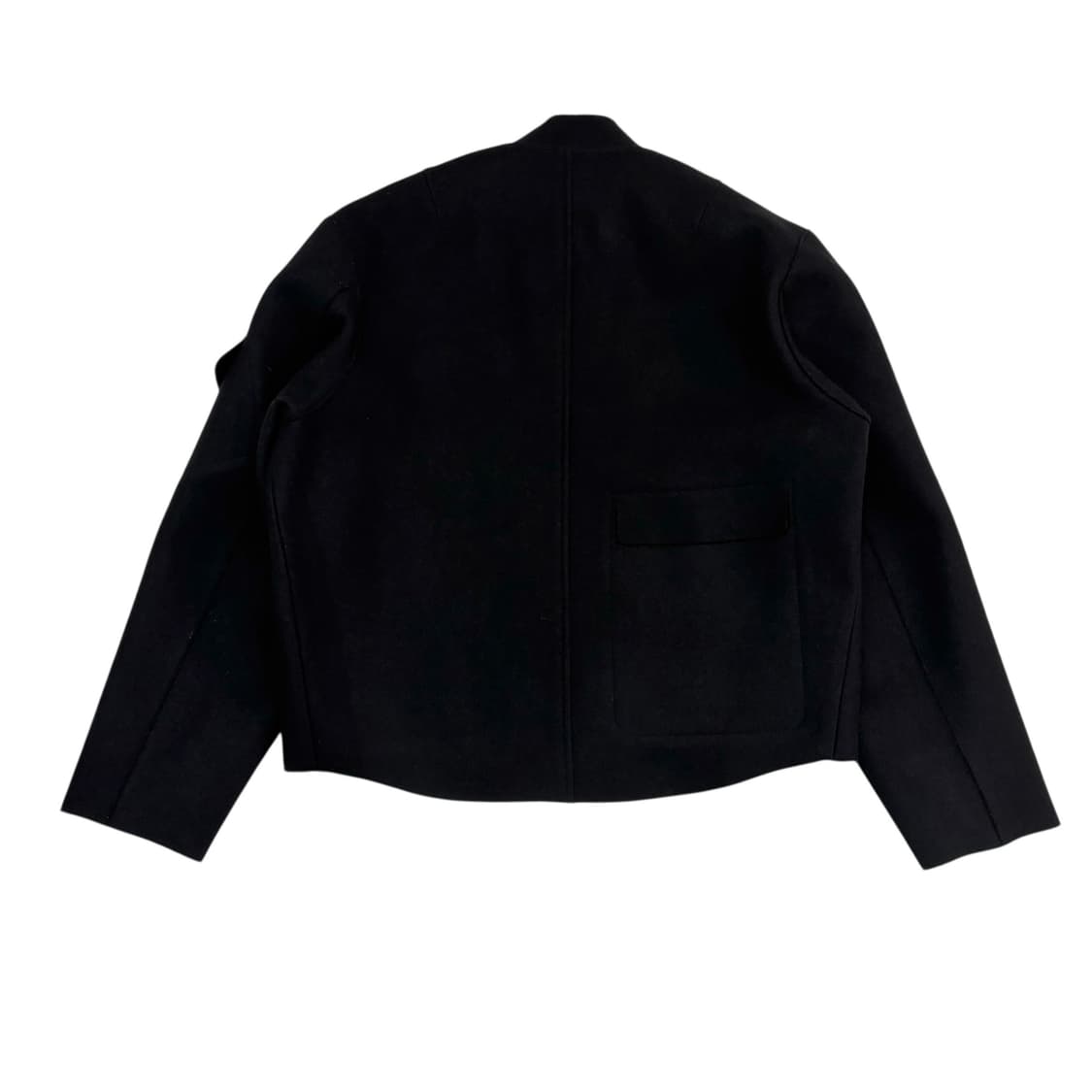 이얼즈어고 컷아웃 멜톤 울 블루종 상품이미지5