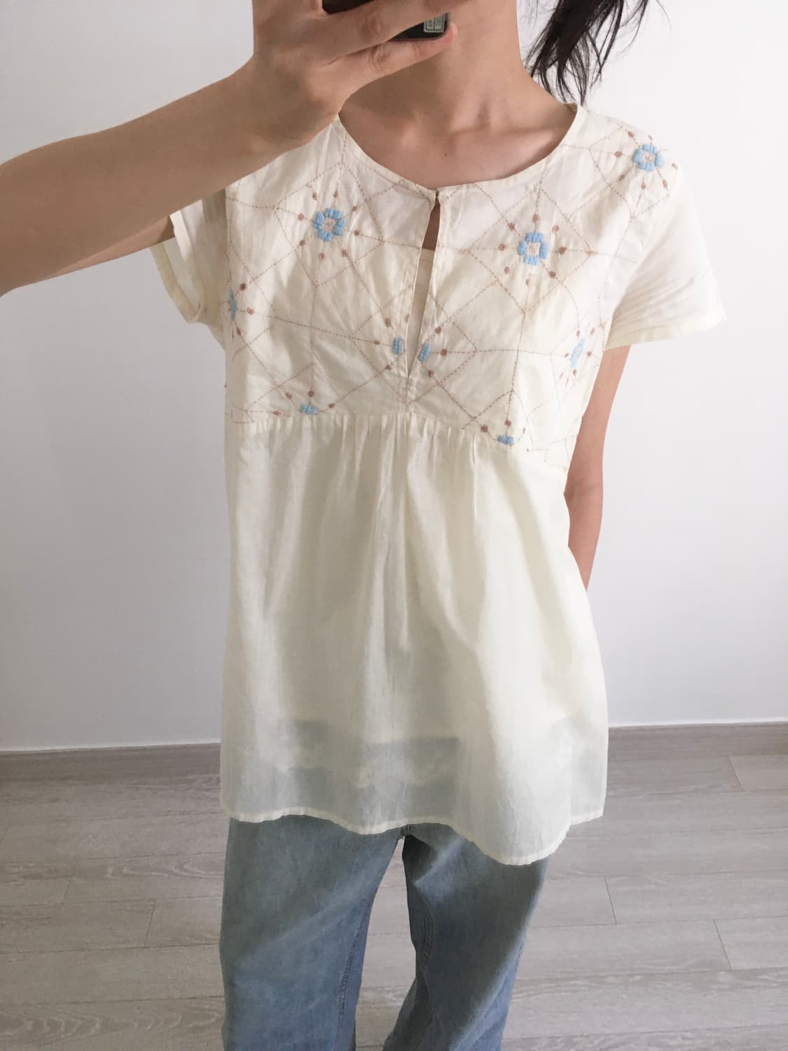baby embroidery top 상품이미지4