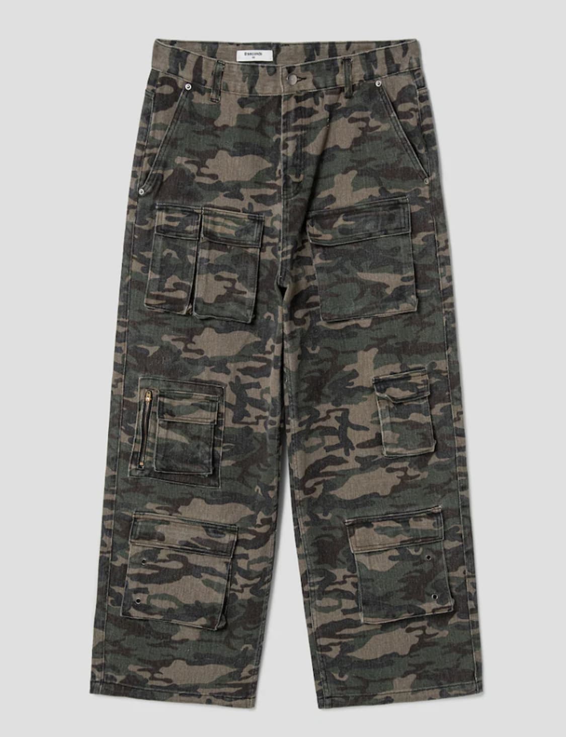 80 32 새제품) 에잇세컨즈 PROJECT888 카모플라주 카고 바지 상품이미지1
