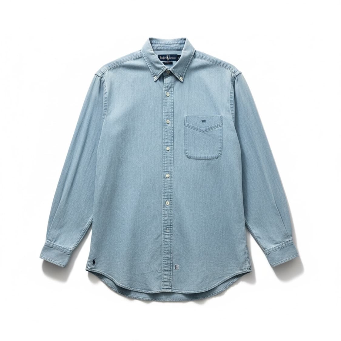 폴로 랄프로렌 데님 셔츠 하늘색 상품이미지1