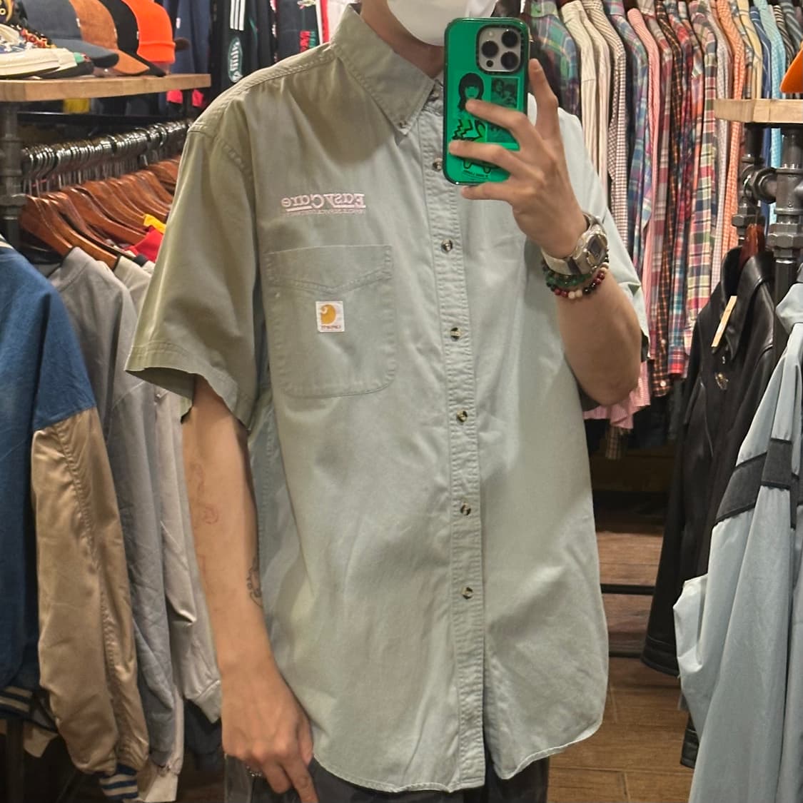 [HI] 칼하트 반팔셔츠 그레이 상품이미지4