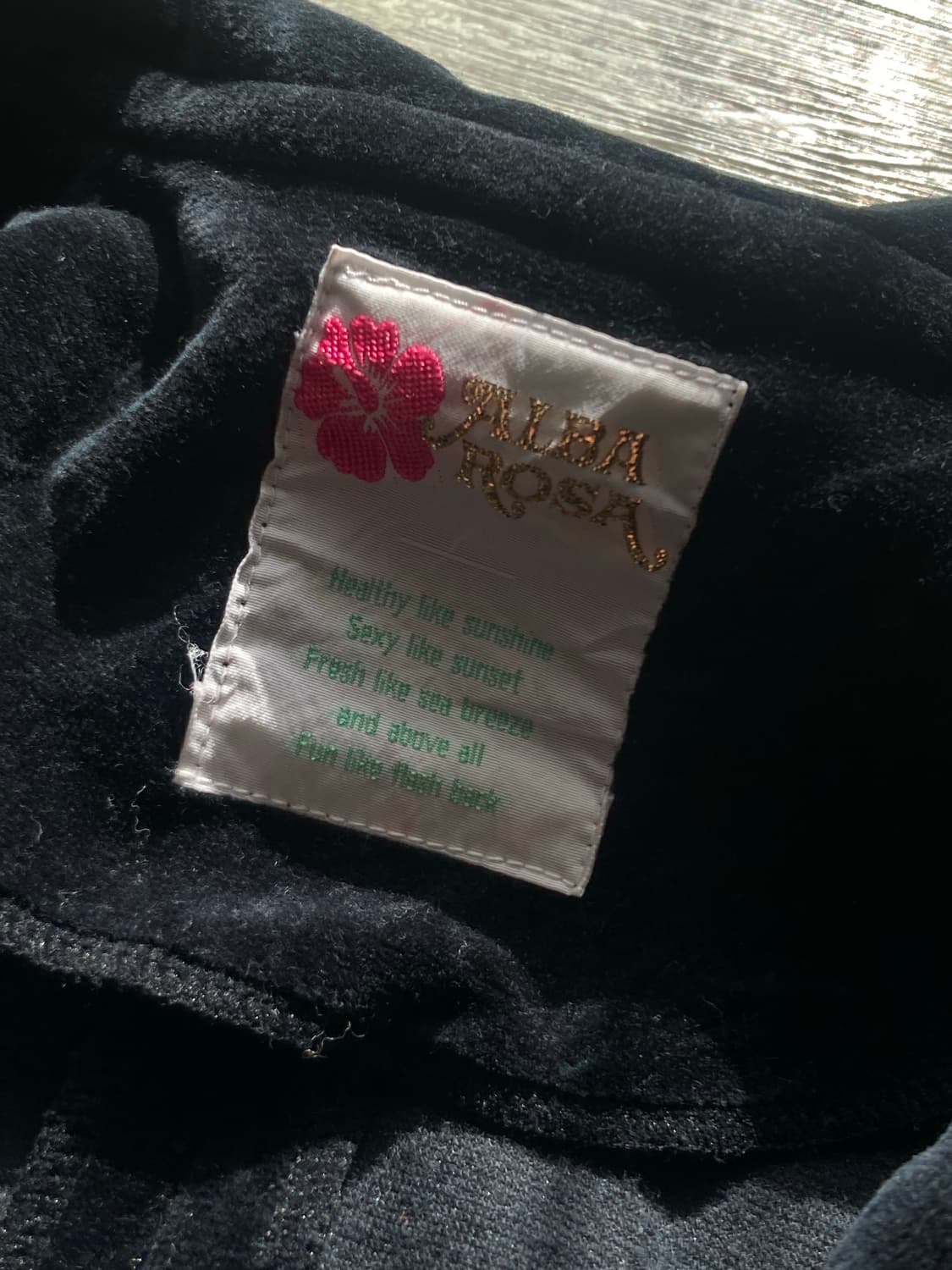 알바로사 하와이안 히비스커스 갸루 y2k 긱시크 벨벳 블레이저 상품이미지4