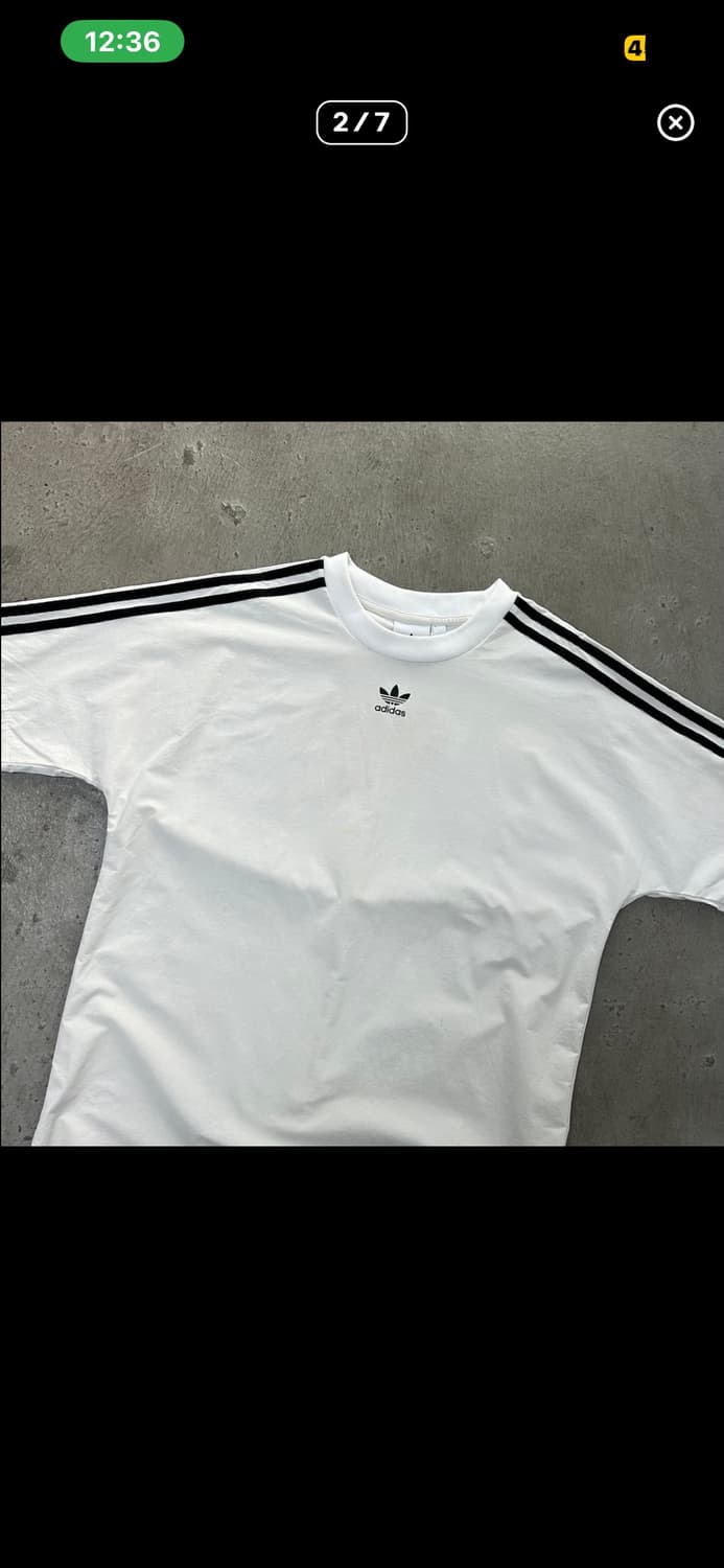아디다스 화이트 반팔티 상품이미지2