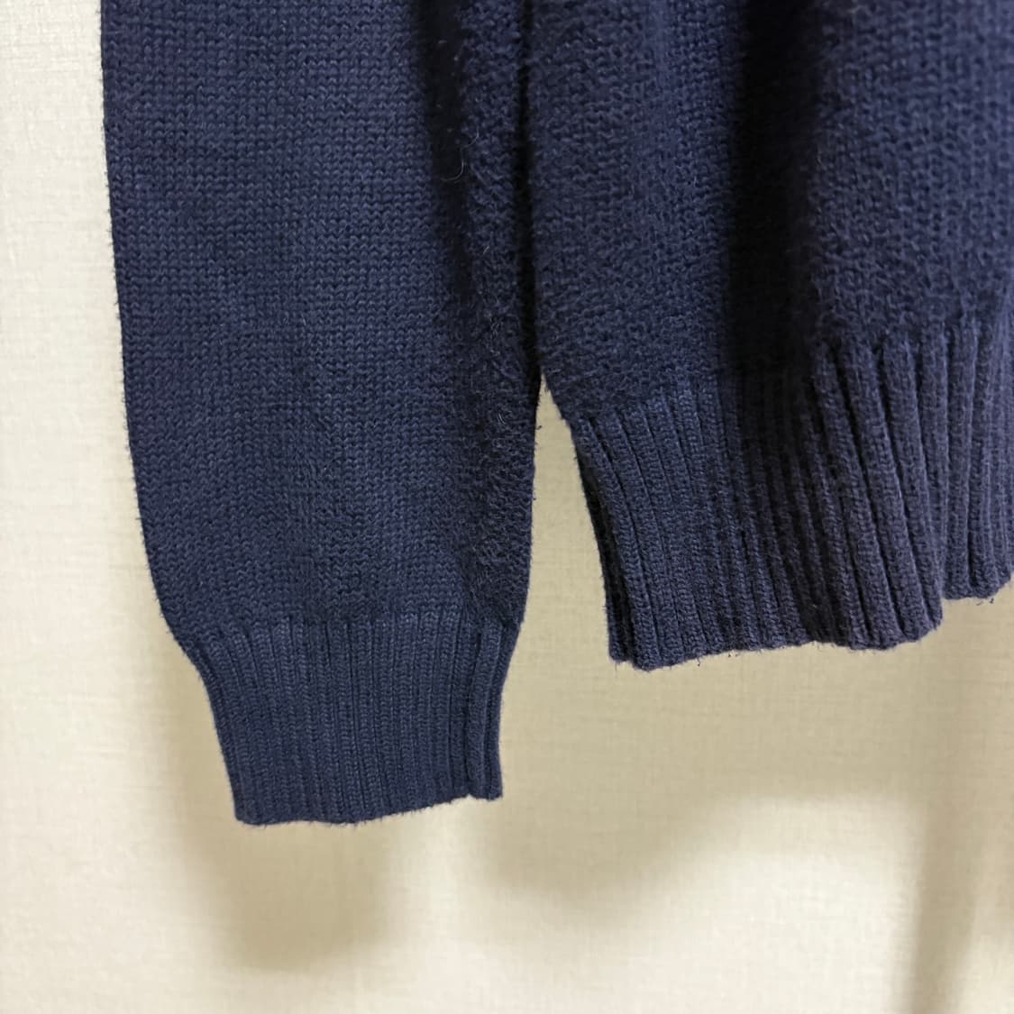 폴로 랄프로렌 코튼 라운드 니트 / 네이비, L 상품이미지6