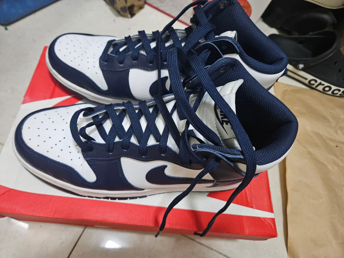 덩크 하이 네이비 275 사이즈 판매합니다 상품이미지1