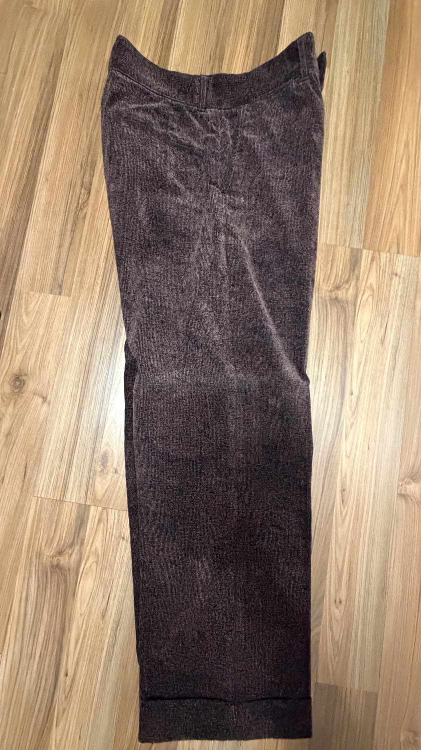 타임원클로딩 브라운 코듀로이 트라우저 상품이미지1