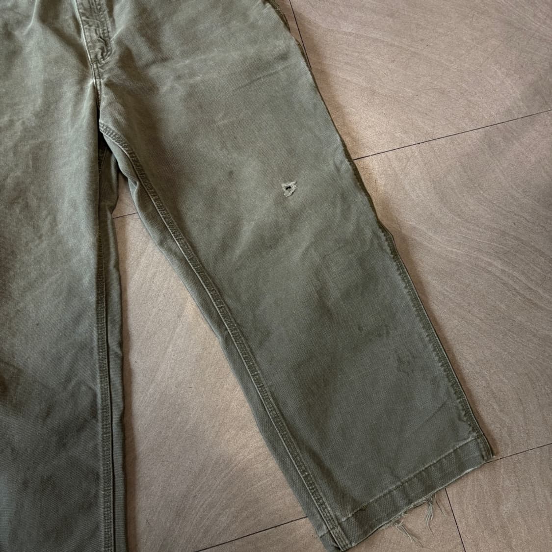 칼하트 정품 오리지널 모스 그린 카펜터 팬츠 상품이미지8