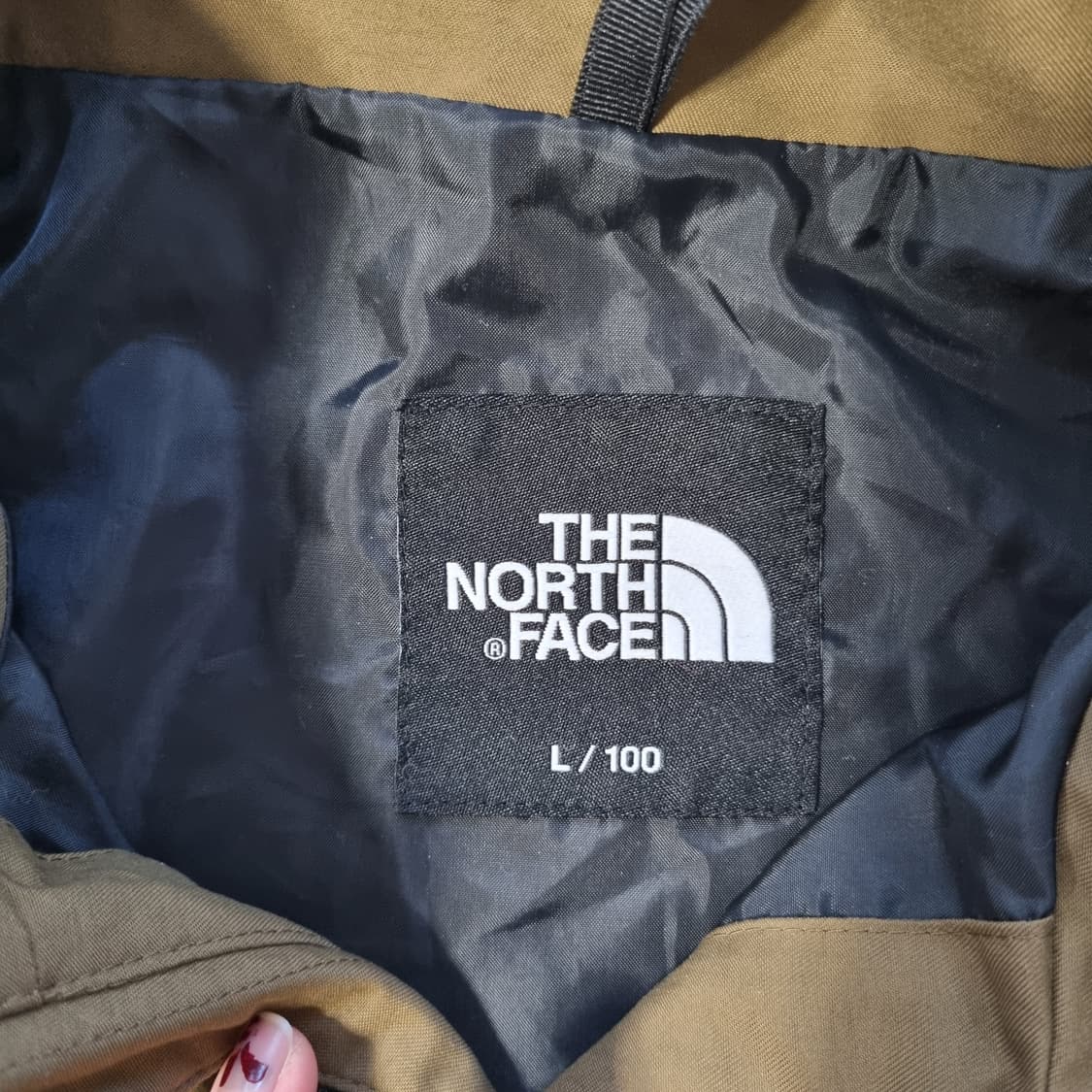 노스페이스 바람막이 브라운 상품이미지5