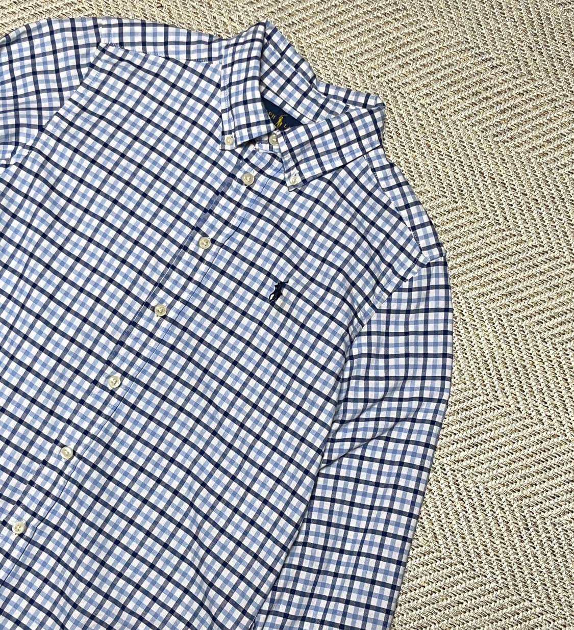 폴로 랄프로렌 체크 셔츠 남방 M 상품이미지6