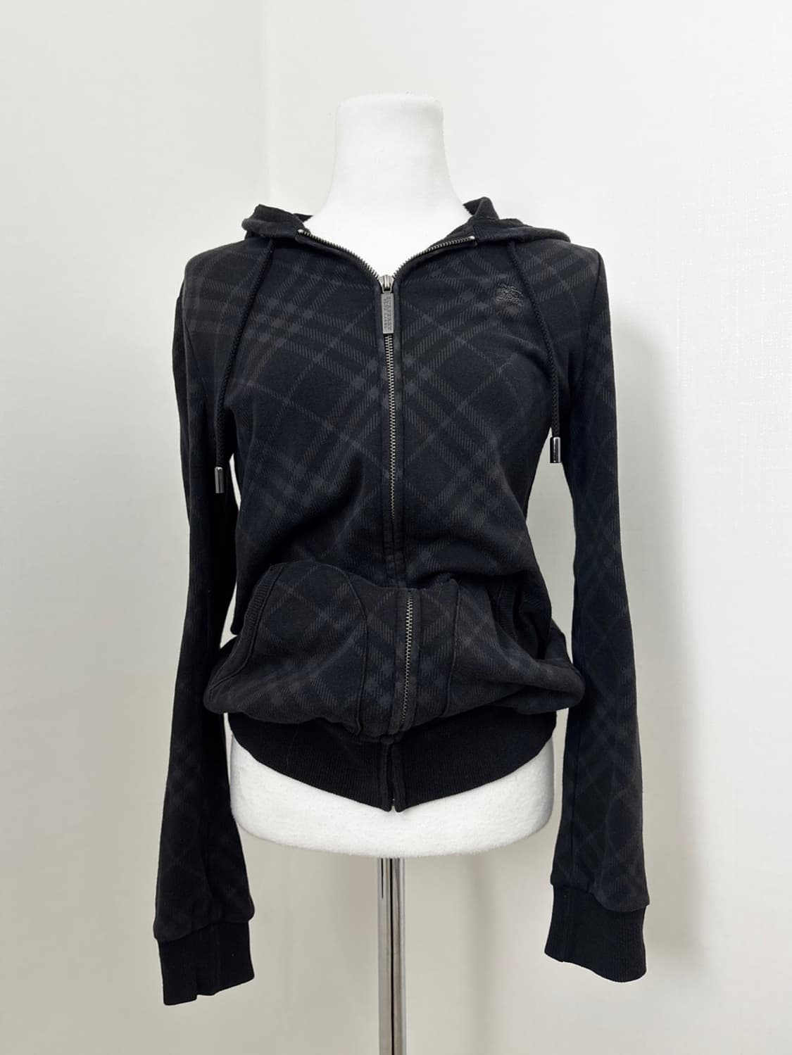 버버리 블루라벨 노바체크 후드집업 상품이미지2