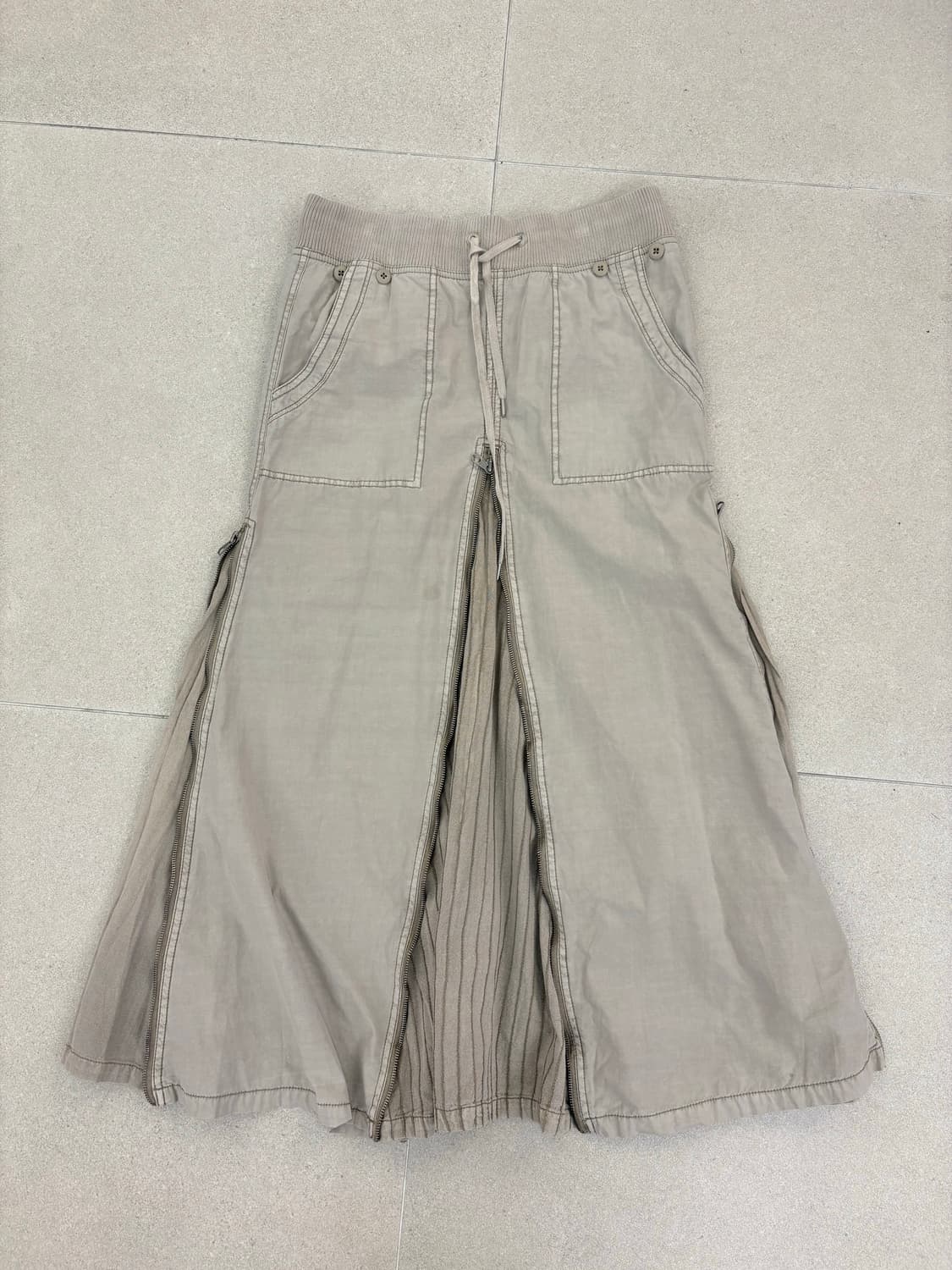 Goa 지퍼 롱 스커트 상품이미지1