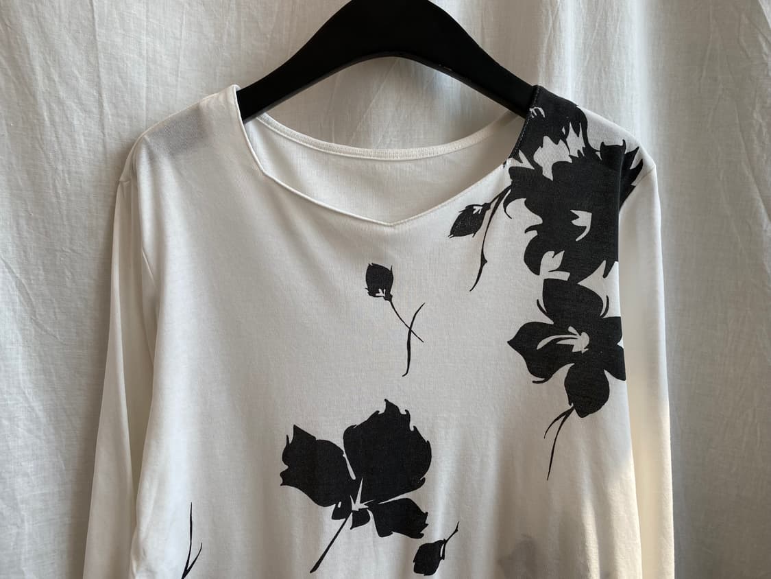 화이트 플라워 6부탑(M-L) 상품이미지4