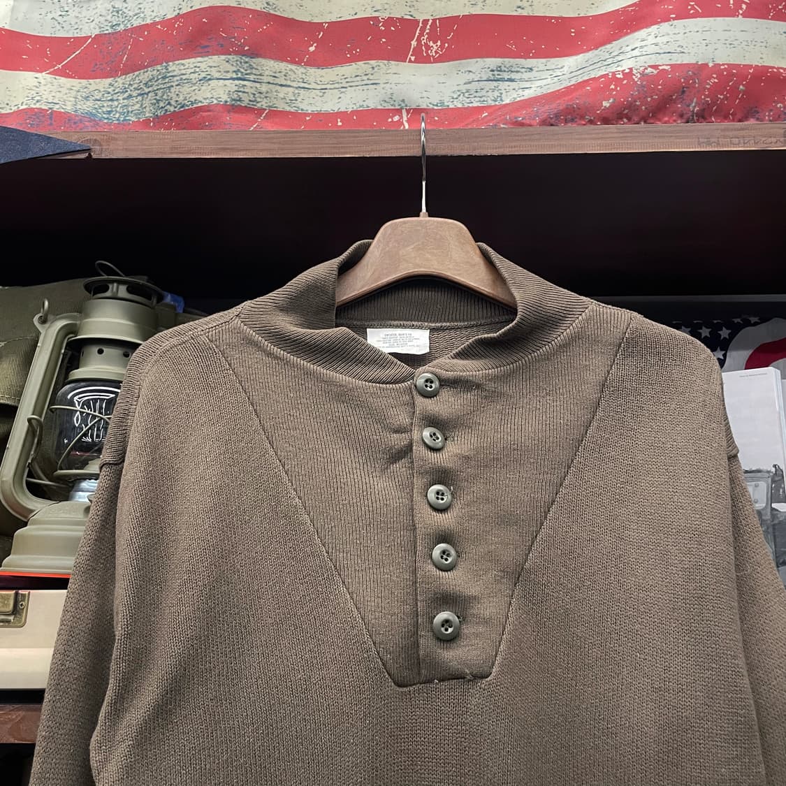 90s U.S ARMY 밀리터리 미군 아크릴 니트 스웨터 상품이미지3