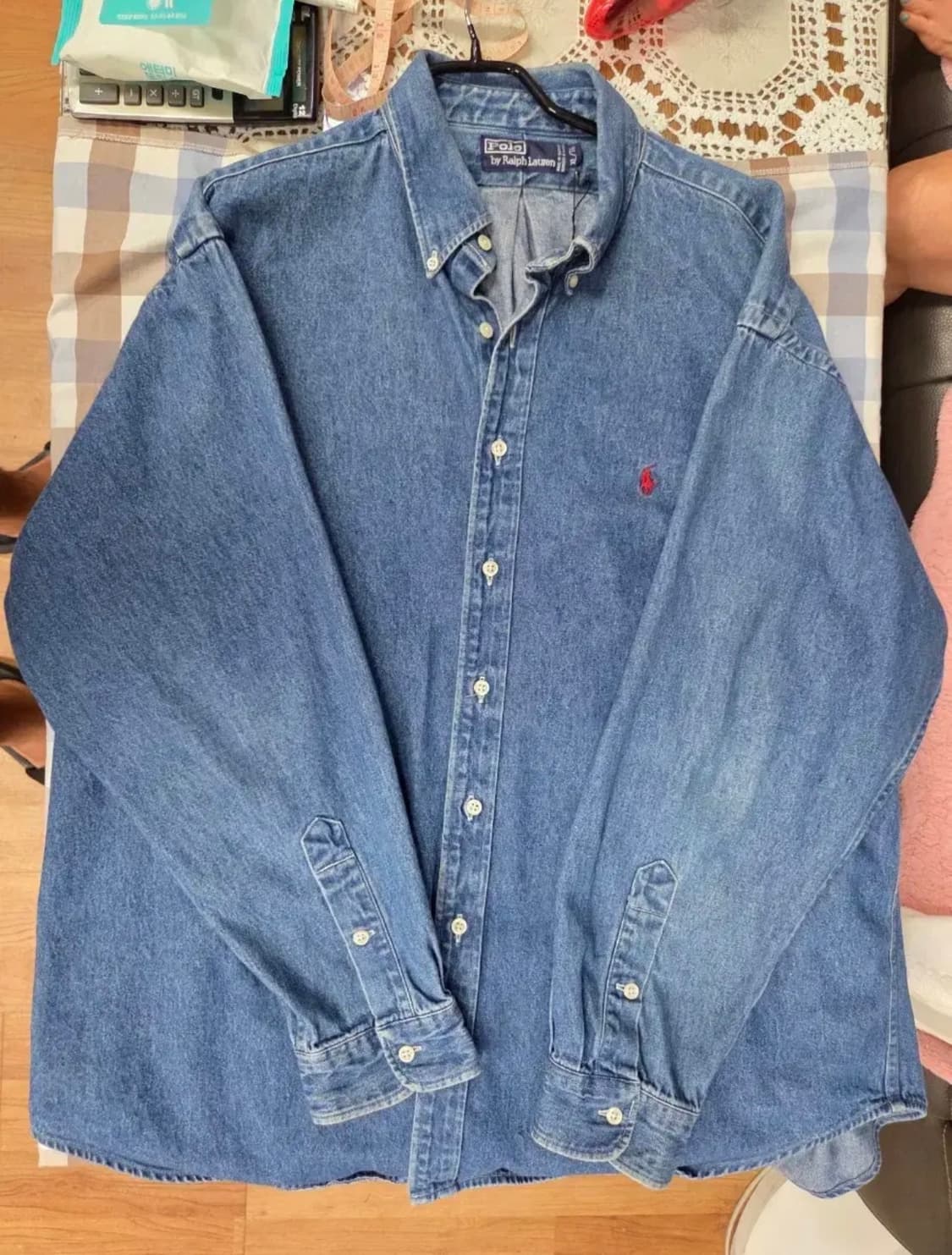 폴로 빈티지 데님 셔츠 XL사이즈 상품이미지1