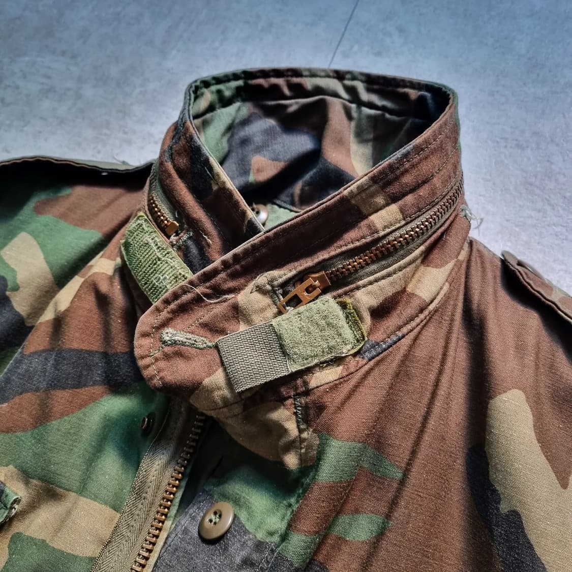 80s US Military 3세대 우드랜드 M-65 필드자켓 M-R 상품이미지2