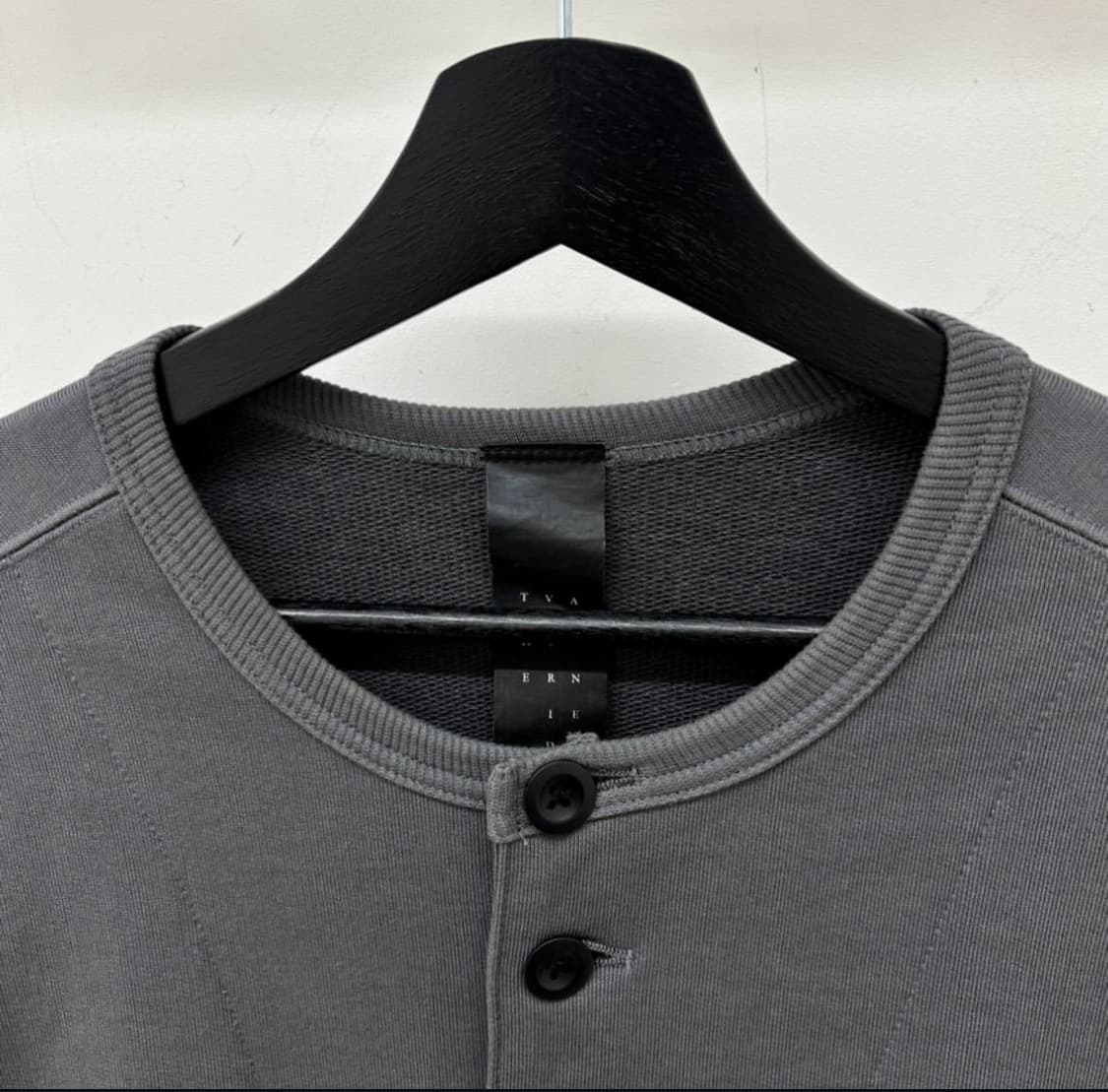 더 비리디안느 버튼 카라리스 코튼 가디건 상품이미지2