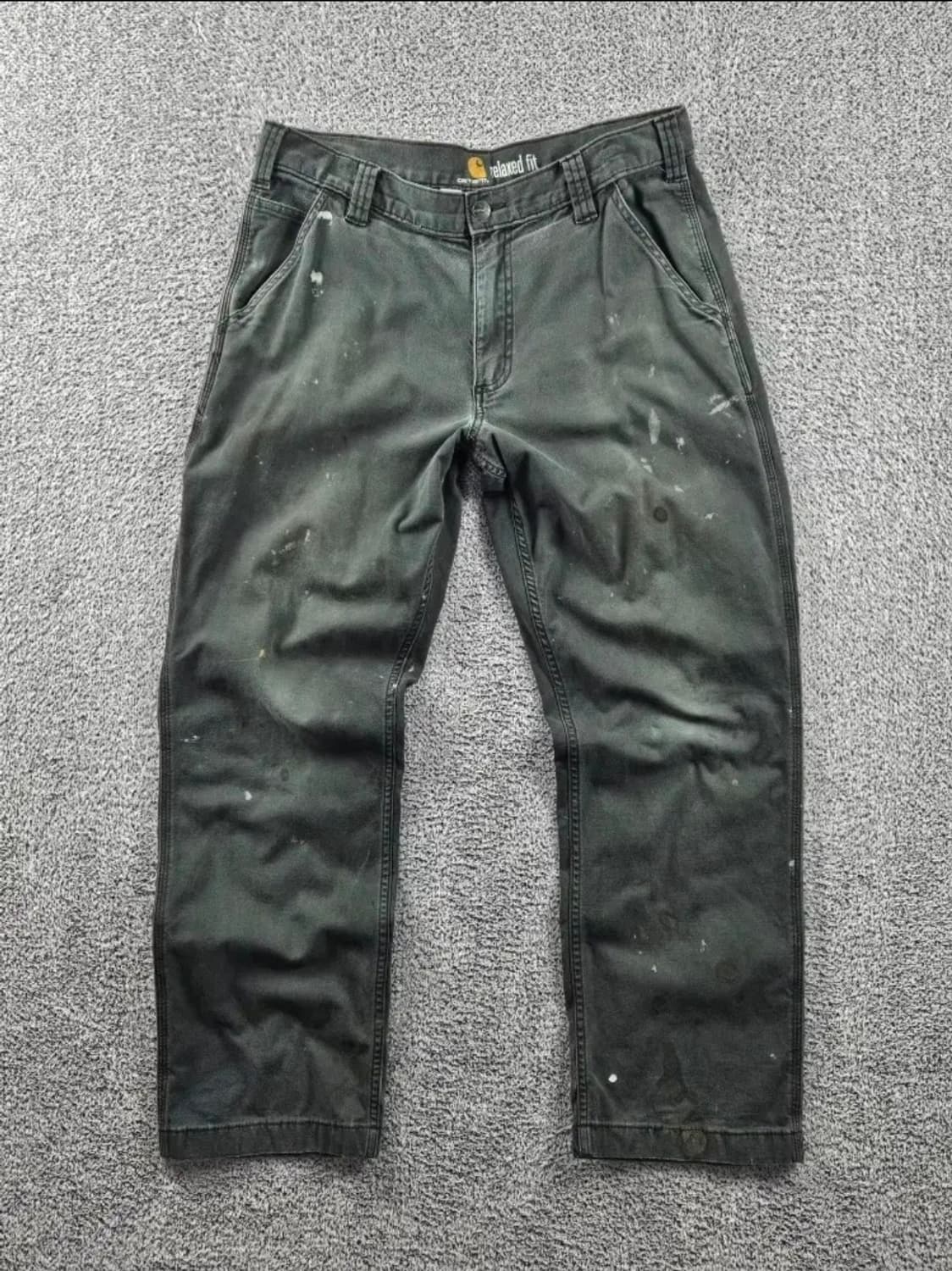 칼하트 캔버스 카펜터 워크팬츠 34x30 상품이미지2