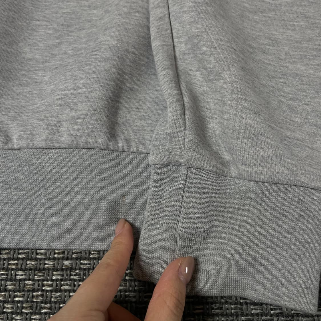 폴로랄프로렌 네이비포니 그레이 반집업 맨투맨 M 상품이미지8