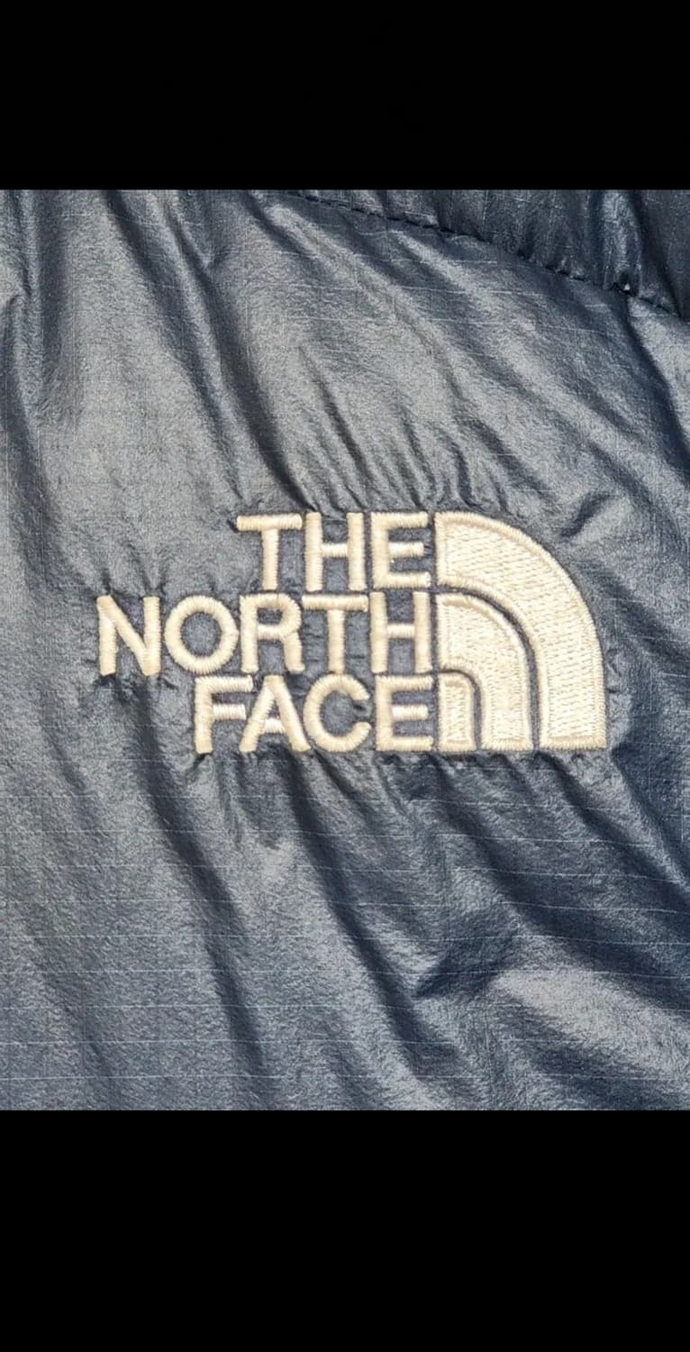 (95) 노스페이스 오리털 롱패딩 점퍼 네이비 다운코트 후드탈부착  상품이미지4