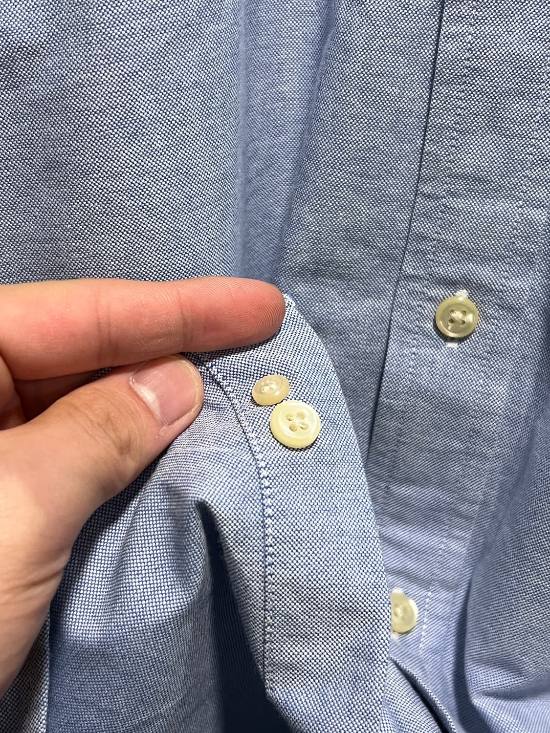 [S]폴로 랄프로렌 스카이블루 옥스포드 셔츠 상품이미지4