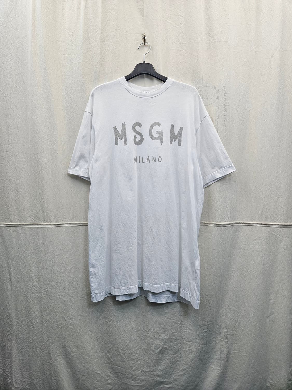 MSGM MILANO 화이트 반팔 티셔츠 상품이미지1