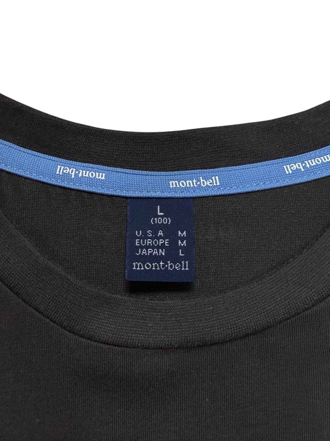 몽벨 챠콜 반팔티 상품이미지5