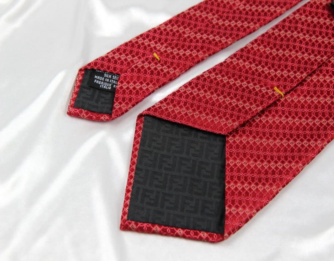 펜디 8.7cm A+등급 FF자수 남자 명품 넥타이 상품이미지4