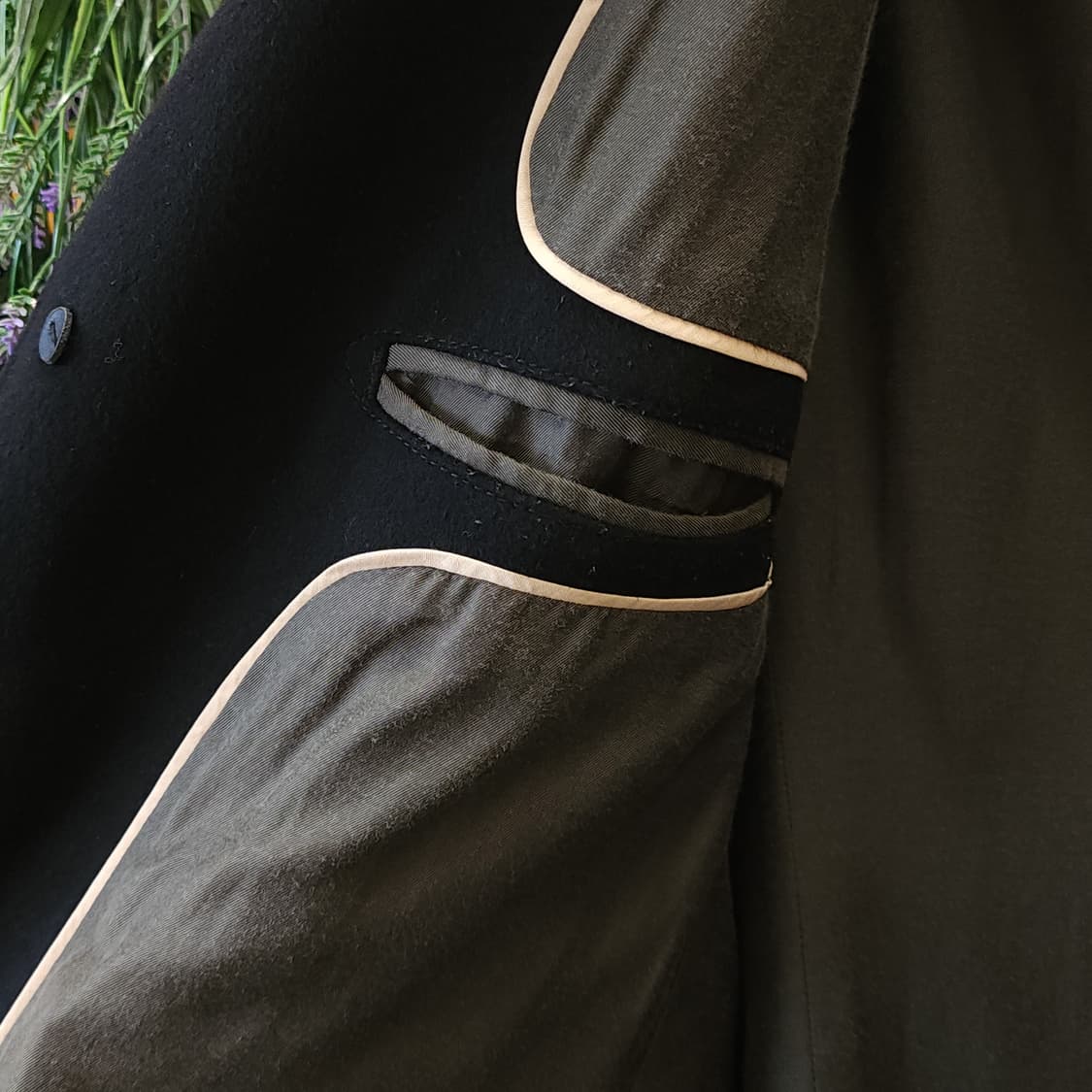 랙앤본 울 싱글 코트 밀리터리 블랙 슬림핏 코트 40 상품이미지9