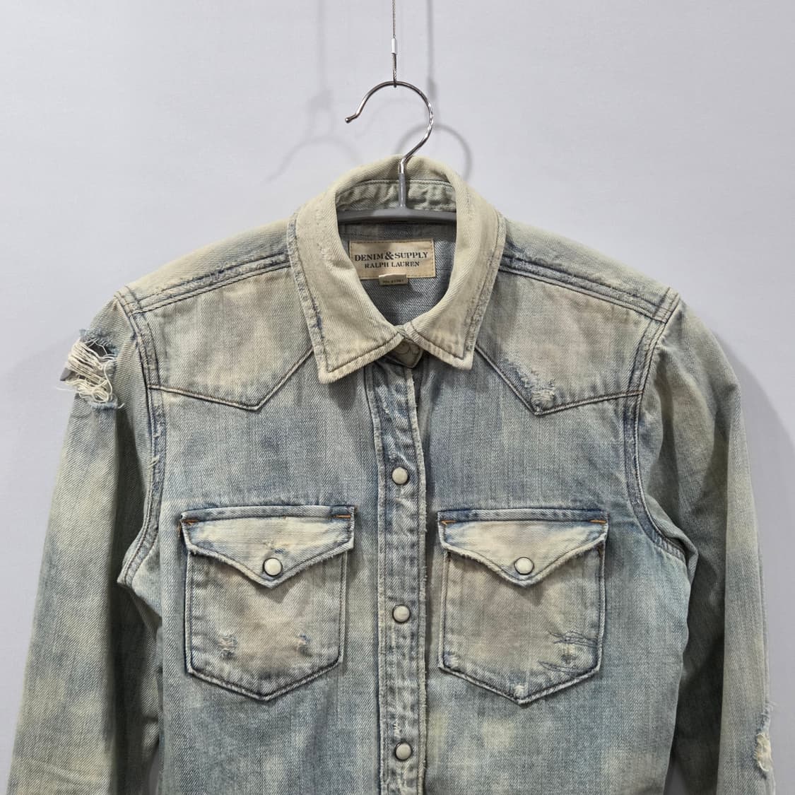 데님엔서플라이 우먼 데님 웨스턴 셔츠 XS 상품이미지2