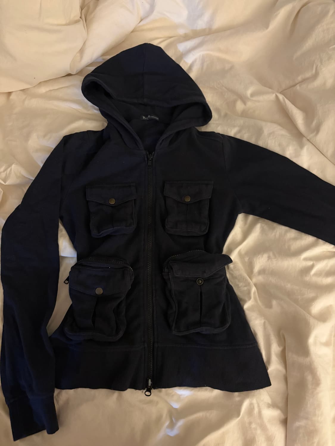 딱붙 펑크 일본빈티지 후드집업 상품이미지2