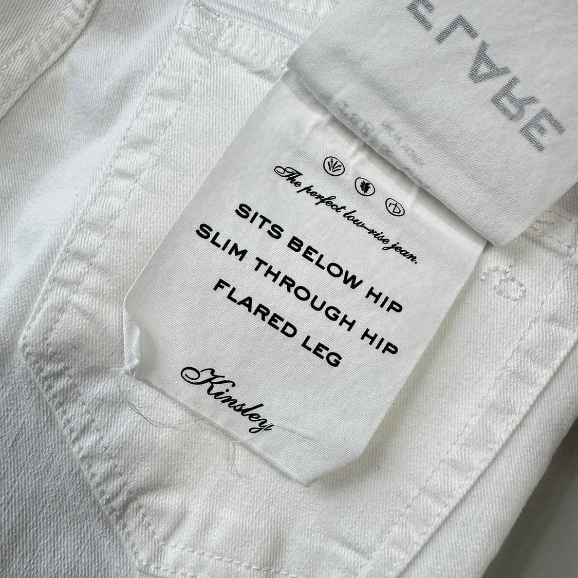 랙앤본 세미 부츠 화이트 데님 진 (25) 상품이미지9