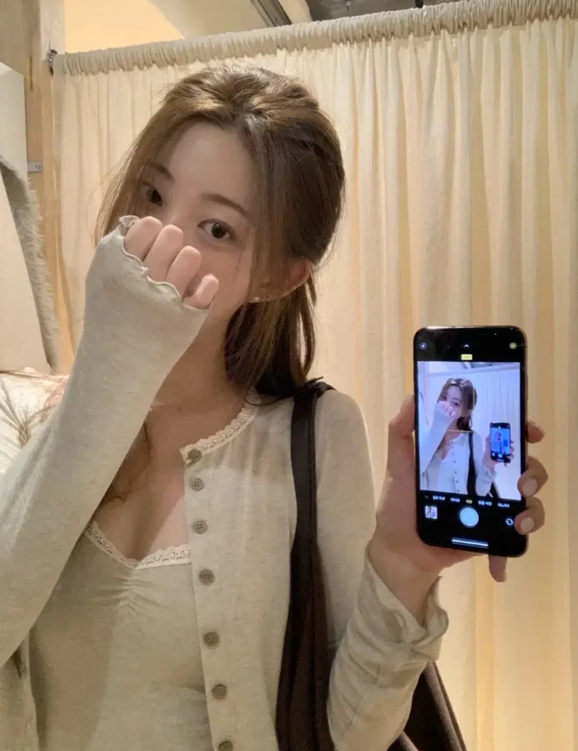 제니오 루나 슬리브리스 가디건  상품이미지1