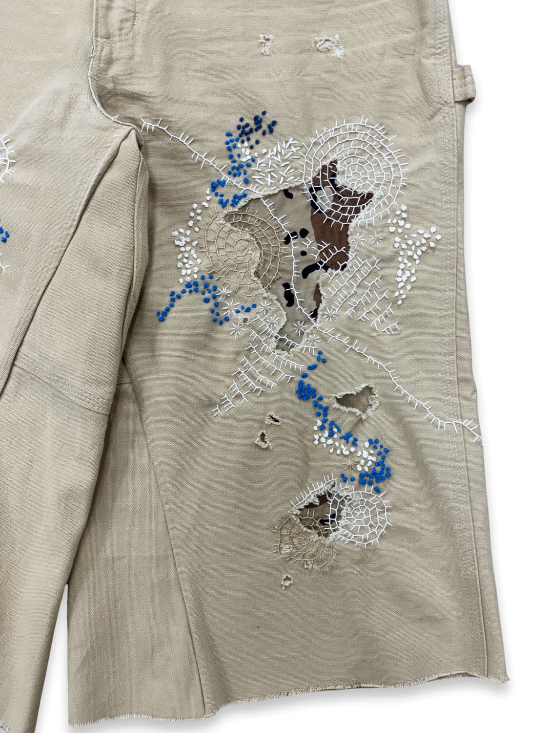 Carhartt Boro Sashiko Distressed Shorts 상품이미지4