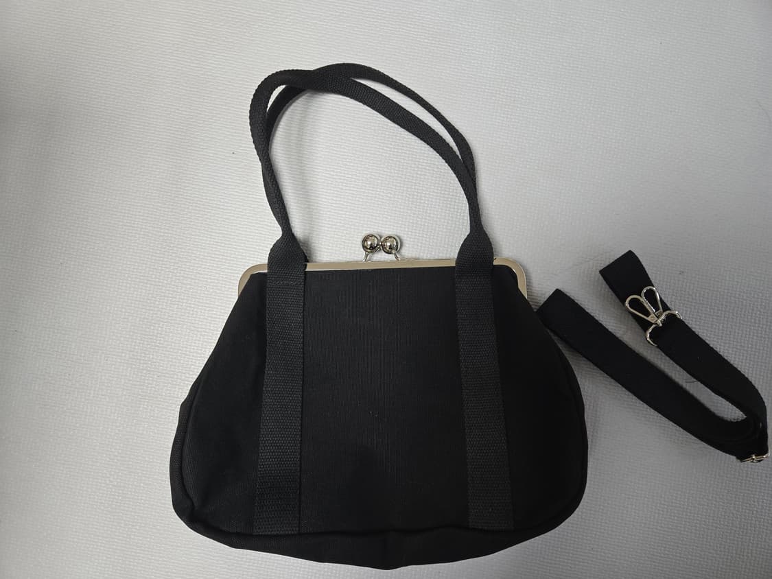 가마구치 크로스 토트 백 캠버스천 상품이미지1