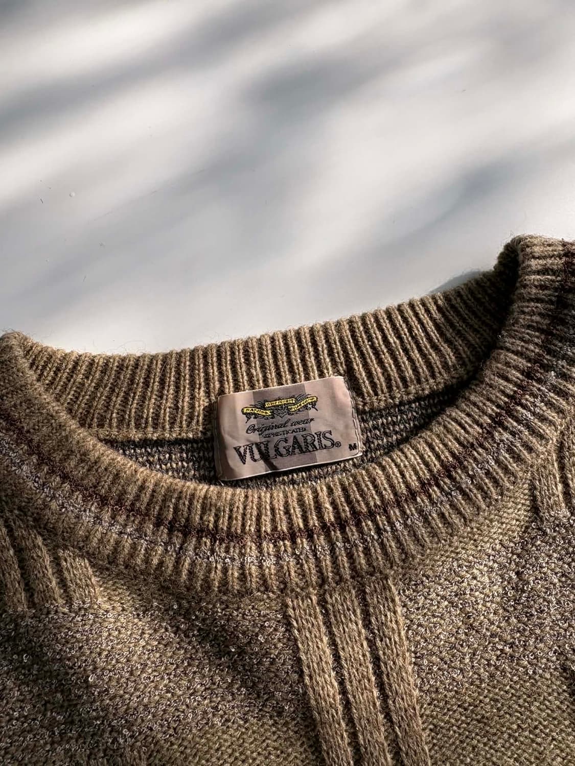 [M] Vulgaris 90s 일본 빈티지 블렌드 니트 스웨터 상품이미지4