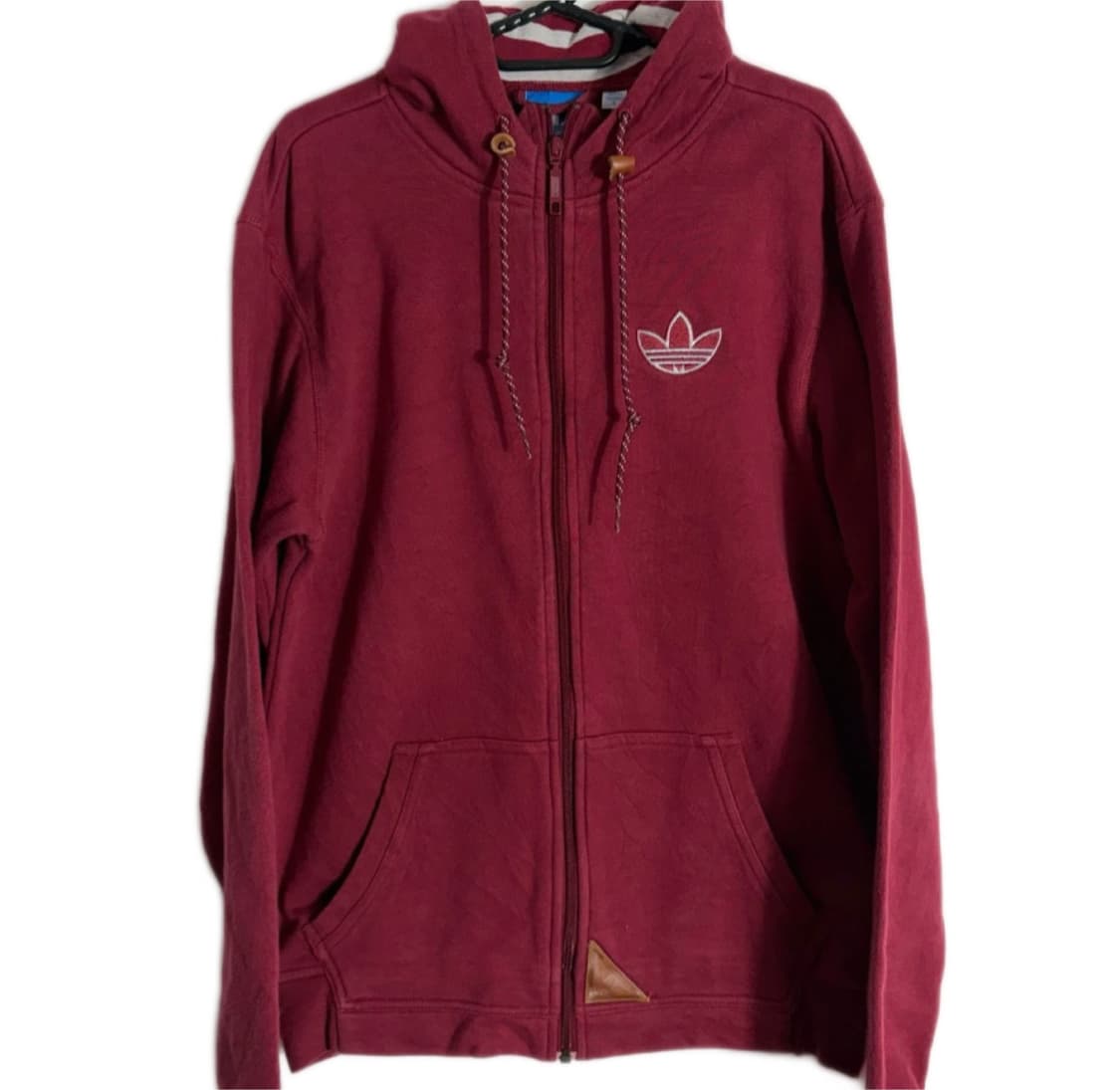 ❤️아디다스 파이어버드 버건디 후드집업❤️ 상품이미지1