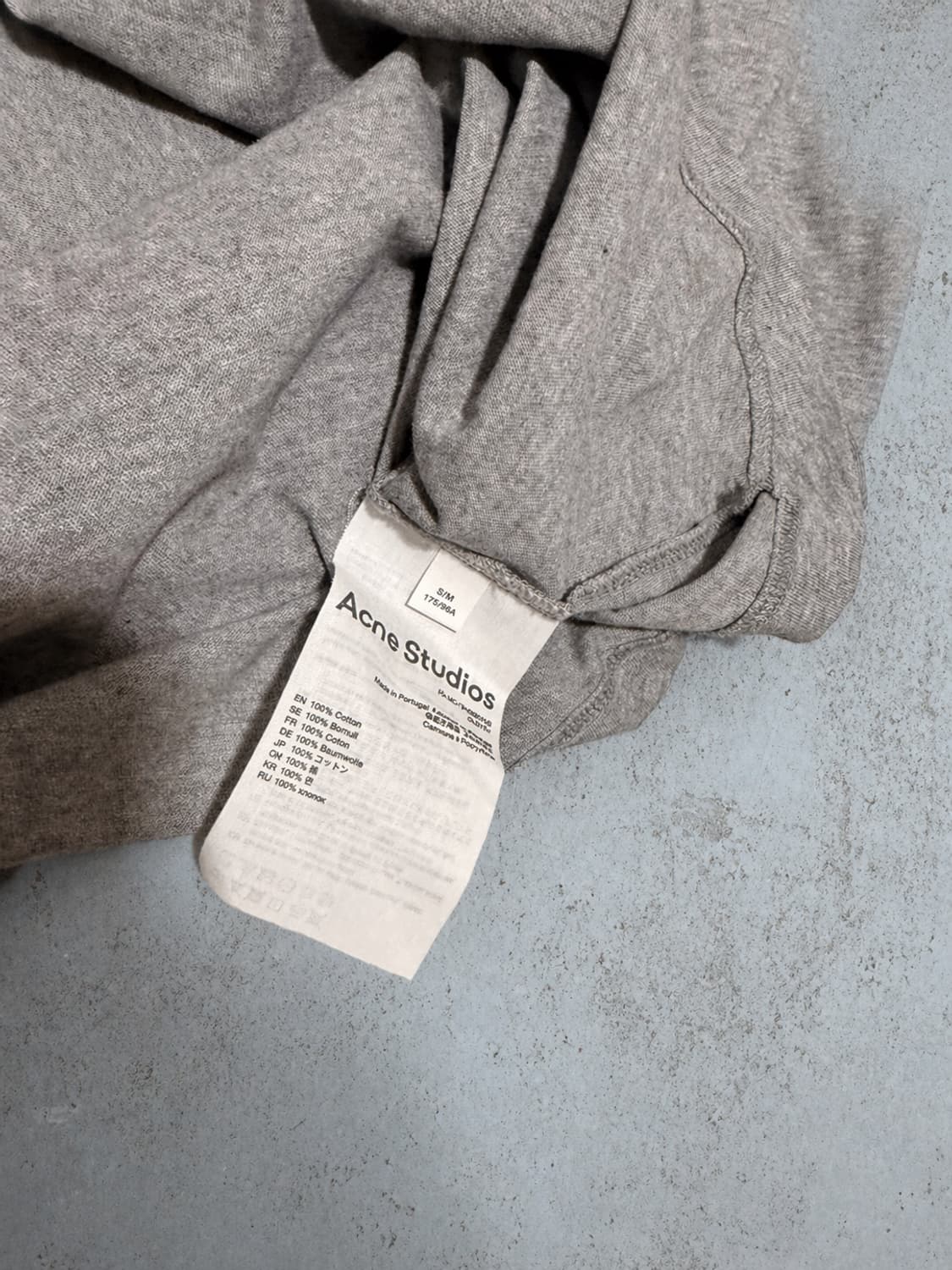 ACNE STUDIOS READ ME 레터링 티셔츠 상품이미지6