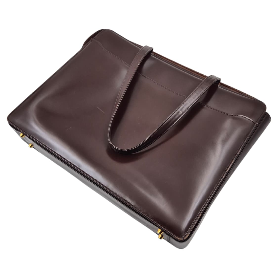 90s 모스키노 하트 엠보 레더 숄더&토트백 상품이미지4