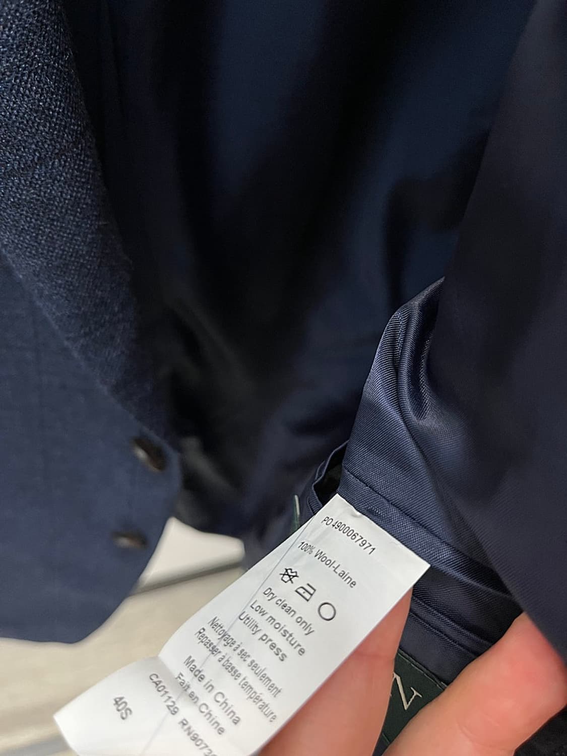 105) 폴로 체크 울자켓  상품이미지7